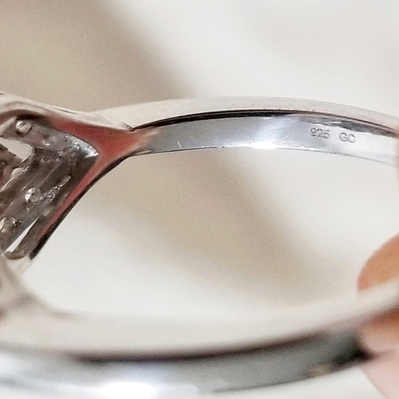 🍒NIB🍒 SMOKY QUARTZ & TOPAZ STERLING SILVER RING - Picture 7 of 7